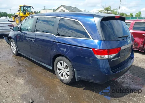 2016 Honda Odyssey Ex-L z USA, uszkodzony, nr VIN 5FNRL5H61GB082739